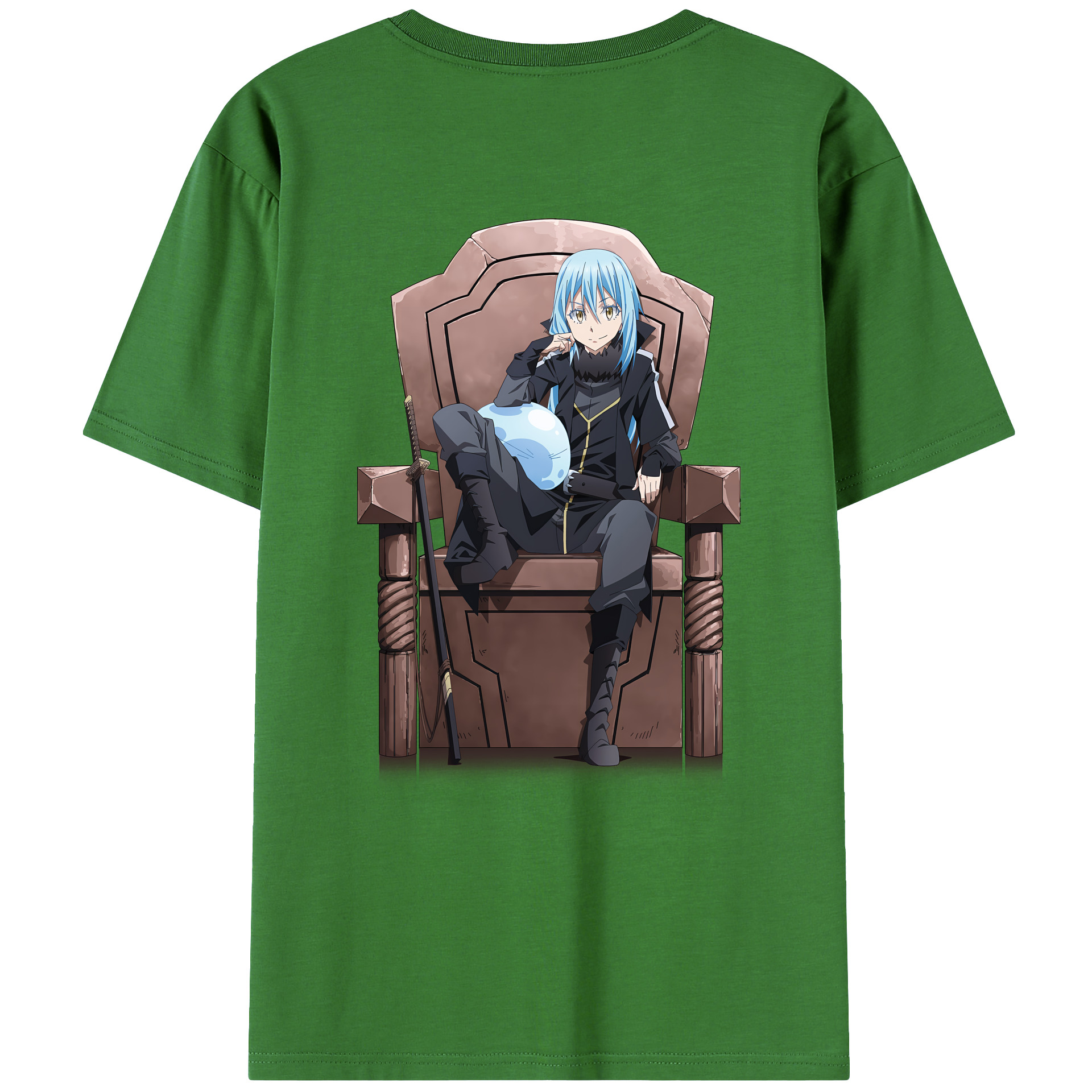 （画像用） 転スラ Regarding Reincarnated to Slime レディース半袖Tシャツ(バックプリント)